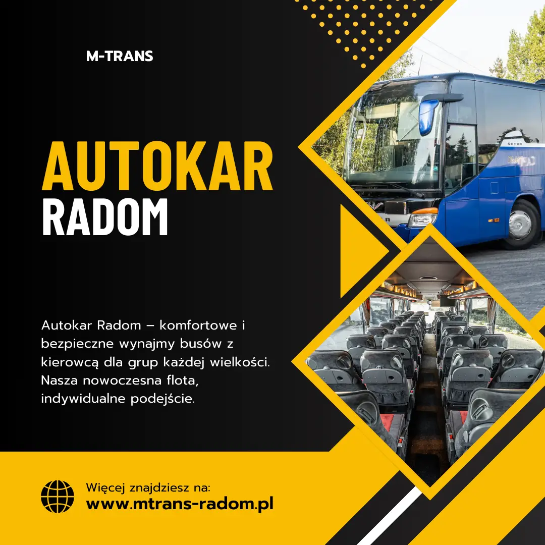 Autokar Radom – bezpieczne przejazdy dla każdej grupy