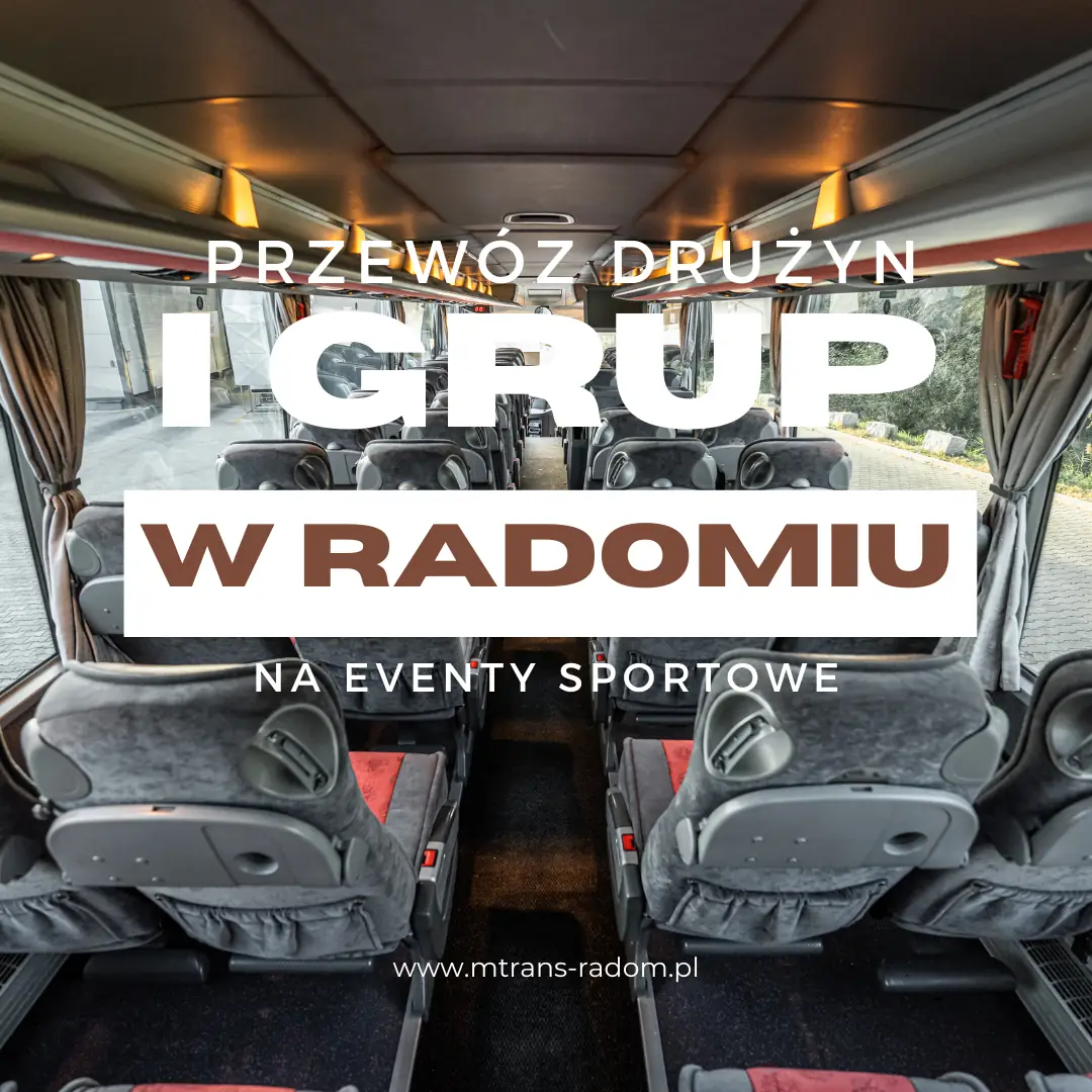 Przewóz grup sportowych i drużyn w Radomiu